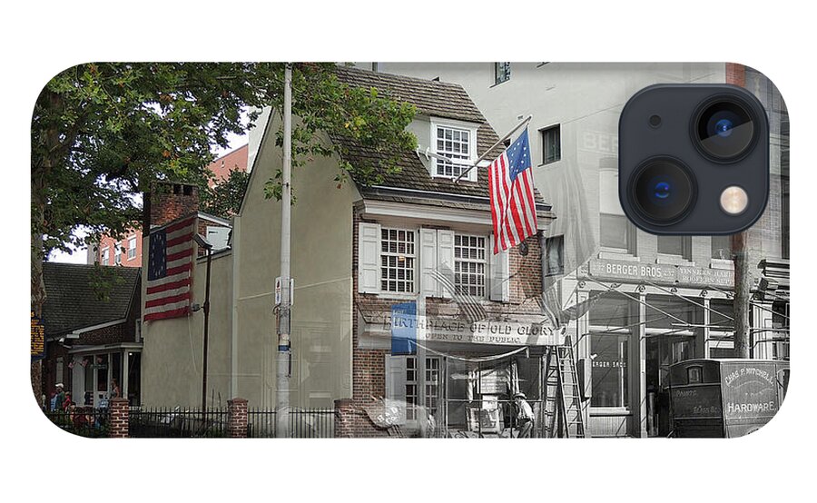 Philadelphia iPhone 13 Case featuring the photograph Betsy Ross House #1 by Eric Nagy