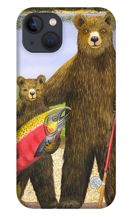Bears iPhone 13 Case featuring the painting Big Fish #1 by Catherine G McElroy
