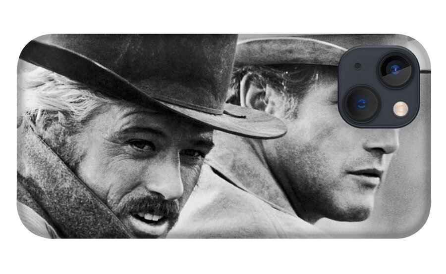 Paul Newman iPhone 13 Case featuring the photograph Butch Cassidy and the Sundance Kid by Georgia Fowler