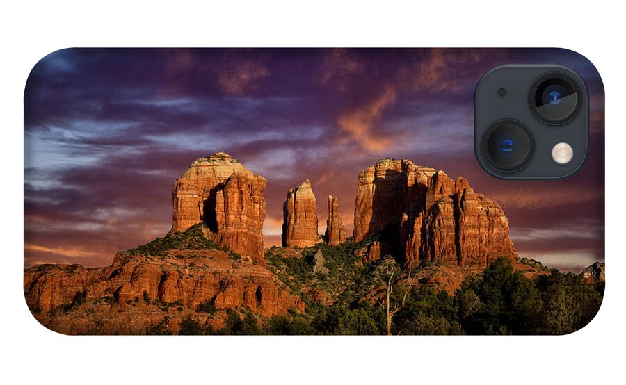 Cathedral Rock iPhone 13 Case featuring the photograph Cathedral Rock #1 by Diana Powell