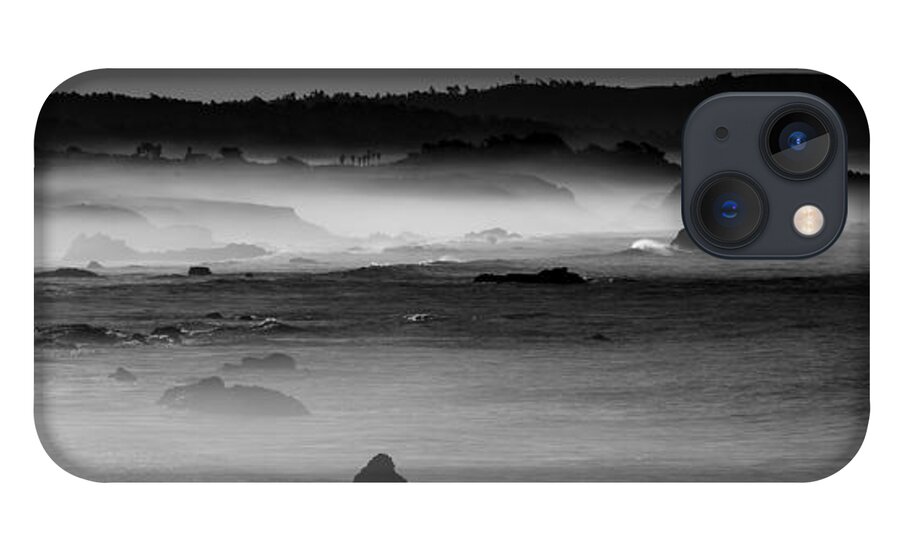 Big Sur iPhone 13 Case featuring the photograph Coastal Fog Panorama by George Buxbaum