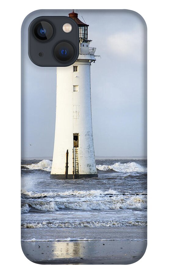 Storm iPhone 13 Case featuring the photograph Fort Perch Lighthouse by Spikey Mouse Photography