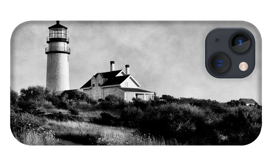 Lighthouse iPhone 13 Case featuring the digital art Highland Light by Jayne Carney