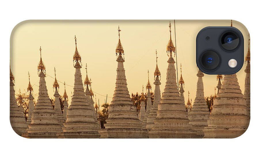 Pagoda iPhone 13 Case featuring the photograph Kuthodaw Pagoda, Myanmar #1 by Ivanmateev