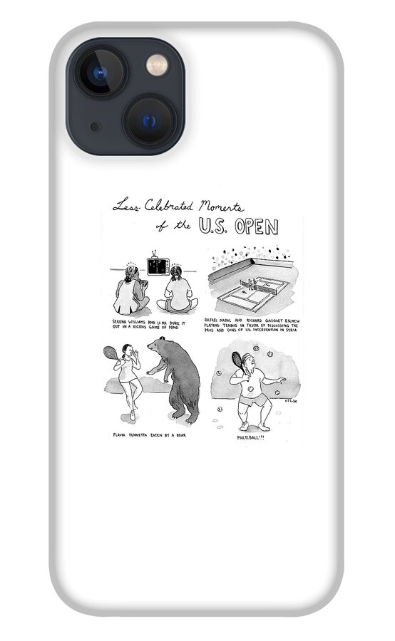 Less Celebrated Moments Of The Us Open iPhone 13 Case