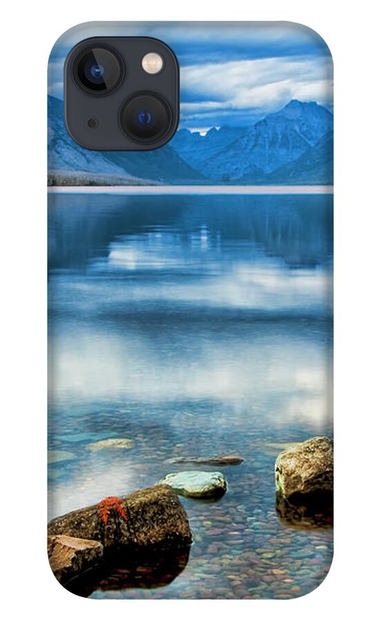 Mcdonald Lake iPhone 13 Case featuring the photograph McDonald Lake #1 by Gary Beeler