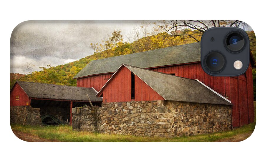 Barn iPhone 13 Case featuring the photograph Old Red Barn by Cathy Kovarik