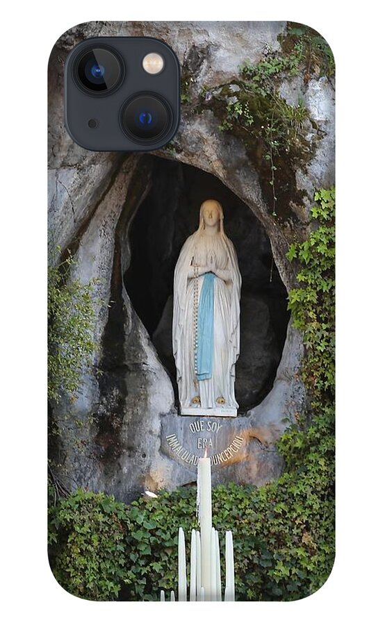 Lourdes iPhone 13 Case featuring the photograph Our Lady of Lourdes Grotto by Carol Groenen