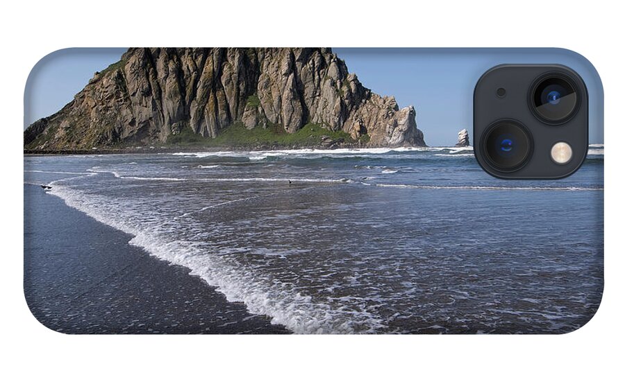 Scenics iPhone 13 Case featuring the photograph Pacific Ocean Landscape With Morro Rock #1 by John Elk