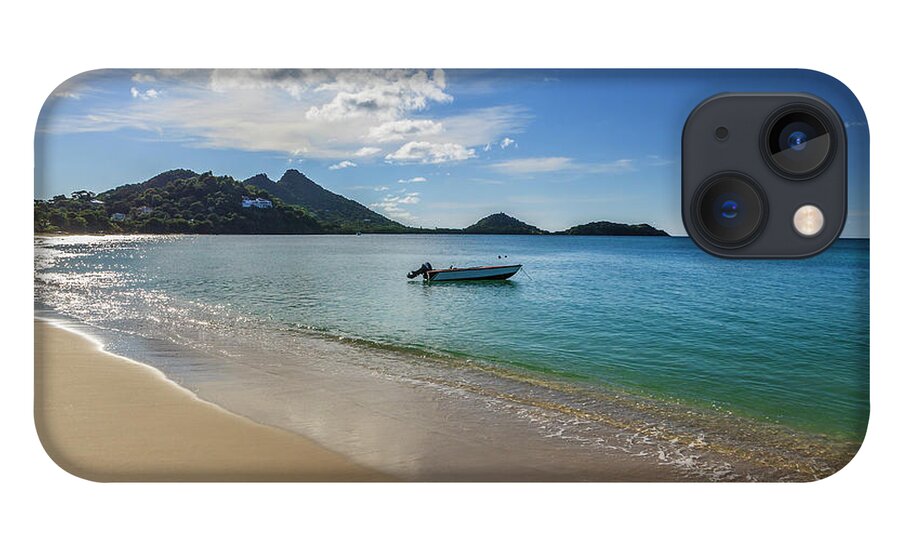 Water's Edge iPhone 13 Case featuring the photograph Paradise Beach, Grenada W.i #1 by Flavio Vallenari