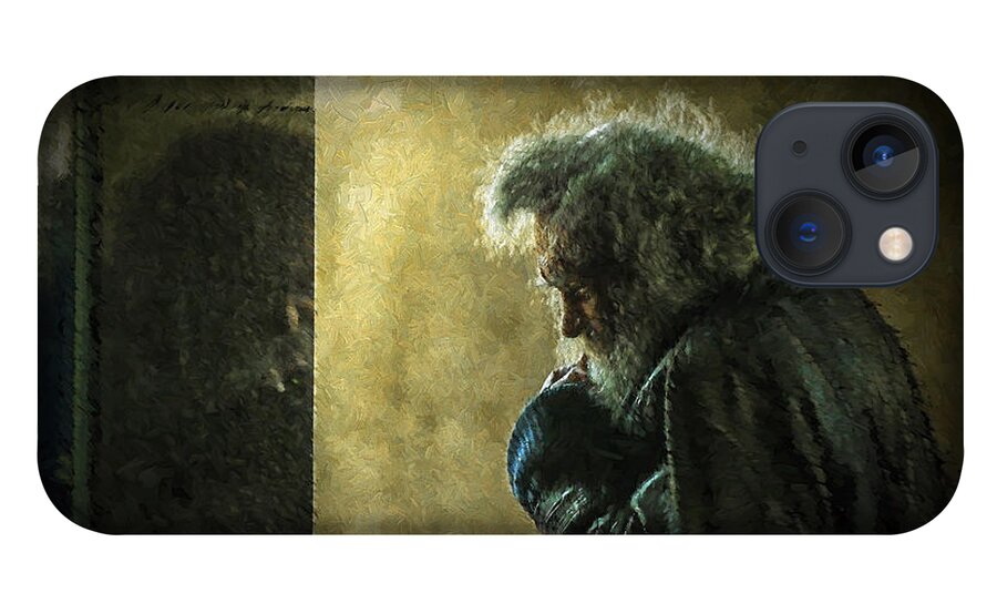 Homeless iPhone 13 Case featuring the photograph Portrait of the homeless by Sheila Smart Fine Art Photography