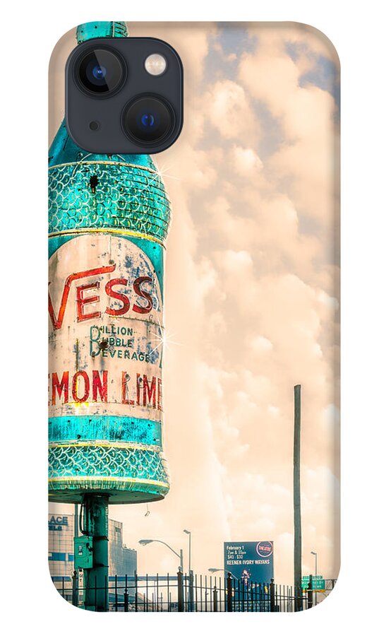  iPhone 13 Case featuring the photograph Rotating Vess Soda Bottle #1 by Robert FERD Frank