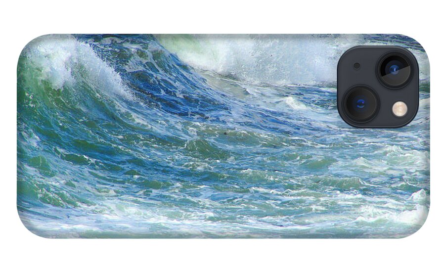 Water iPhone 13 Case featuring the photograph Rough Seas #2 by Mariarosa Rockefeller