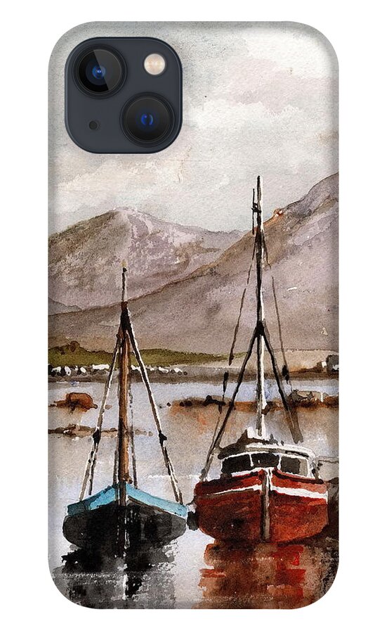 Val Byrne iPhone 13 Case featuring the painting Safe Haven #1 by Val Byrne
