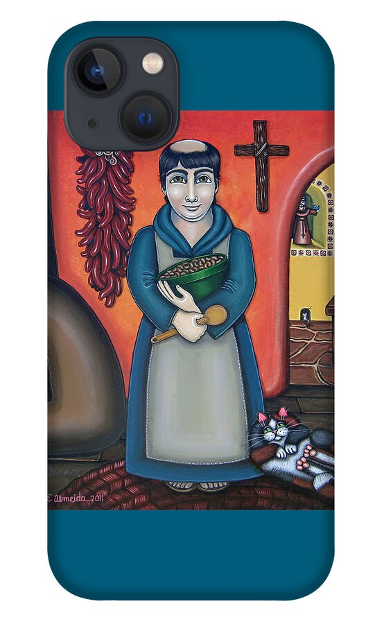 San Pascual iPhone 13 Case featuring the painting San Pascuals Kitchen #2 by Victoria De Almeida
