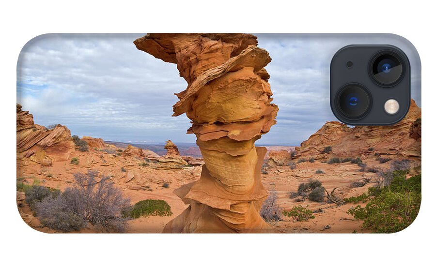 00559259 iPhone 13 Case featuring the photograph Sandstone Formation Vermillion Cliffs by Yva Momatiuk John Eastcott