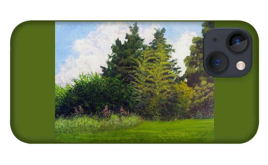 Trees iPhone 13 Case featuring the painting Summer #1 by Jeanette Jarmon