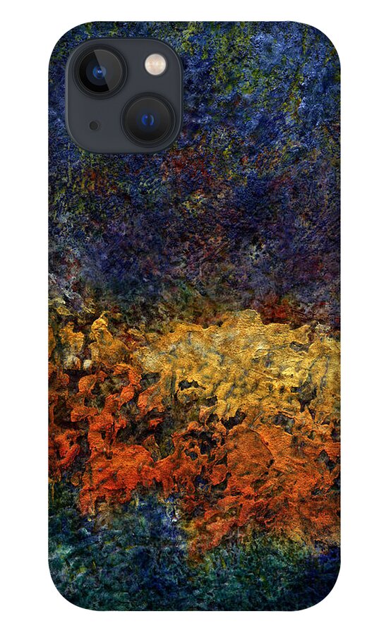 Acrylic iPhone 13 Case featuring the painting Summer Sand #1 by Judi Lynn