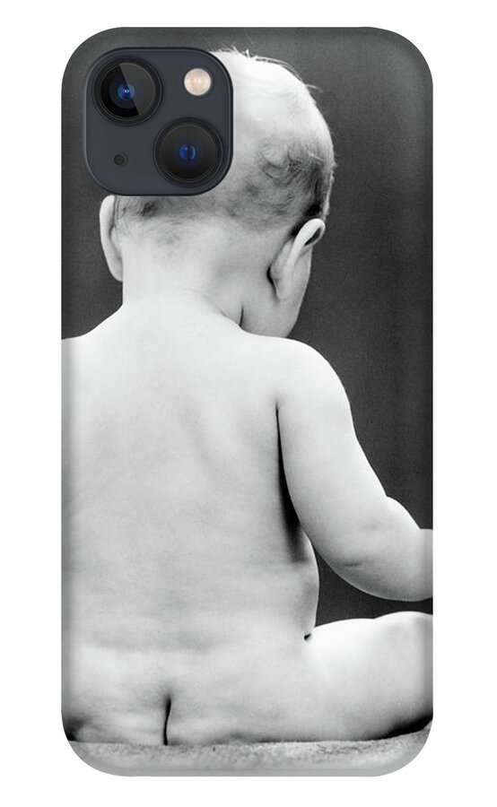554px x 900px - 1930s Nude Naked Baby Viewed From Rear iPhone 13 Case by Vintage Images -  Pixels