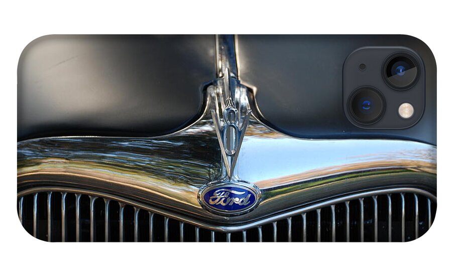 1935 Ford iPhone 13 Case featuring the photograph 1935 Ford Grill by Jeanne May