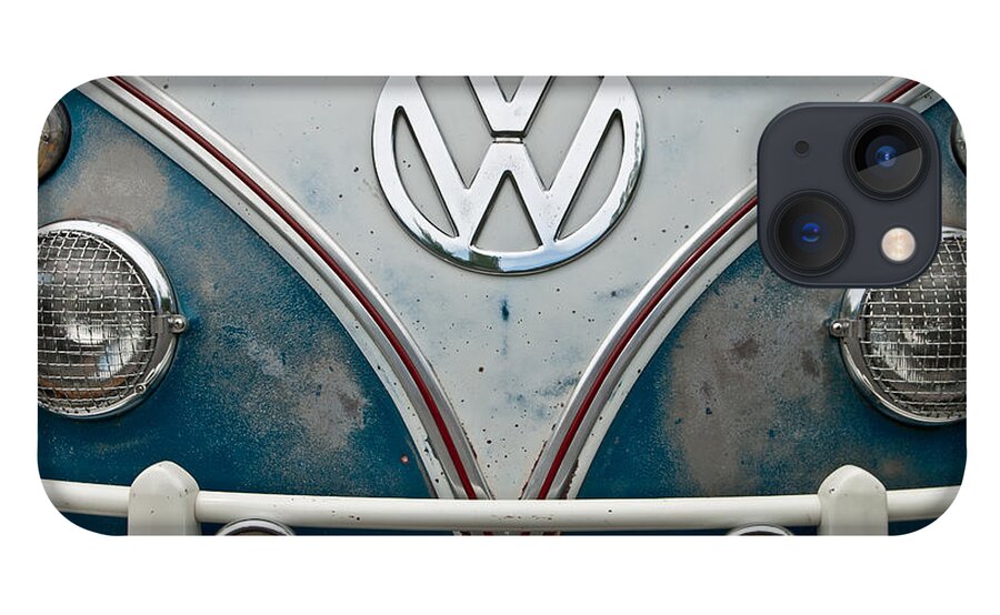 Volkswagen iPhone 13 Case featuring the photograph 1965 VW Volkswagen Bus by Jani Freimann