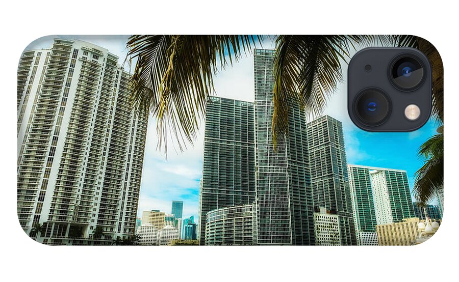 Architecture iPhone 13 Case featuring the photograph Downtown Miami #2 by Raul Rodriguez