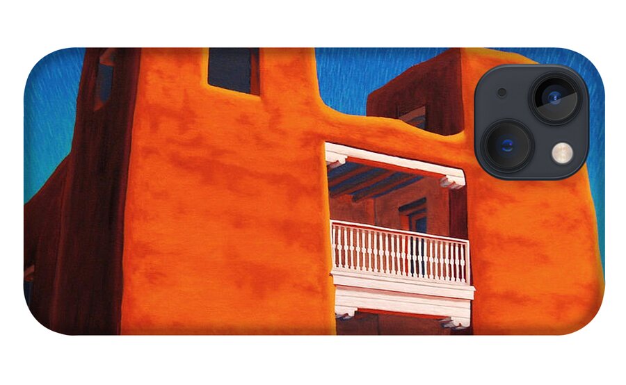 Church iPhone 13 Case featuring the painting El Corazon Sagrado by Cheryl Fecht