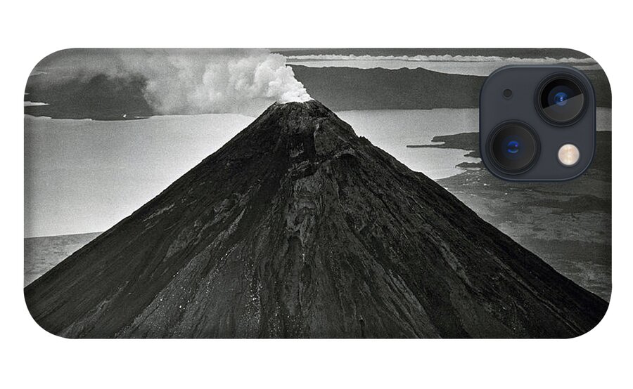 Geology iPhone 13 Case featuring the photograph Mount Mayon Volcano #2 by Josephus Daniels