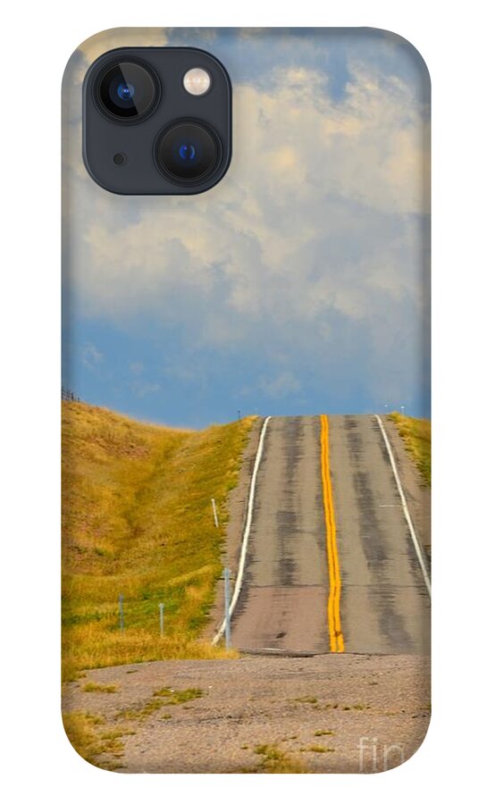 Abstract iPhone 13 Case featuring the photograph Road to Nowhere by Lauren Leigh Hunter Fine Art Photography