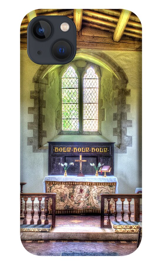 Aisle iPhone 13 Case featuring the photograph St Swithuns Church Combe #2 by Mark Llewellyn