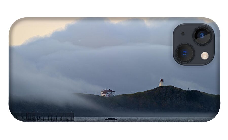 Festblues iPhone 13 Case featuring the photograph Swallowtail Lighthouse... by Nina Stavlund