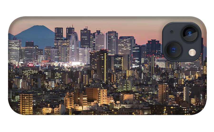Tranquility iPhone 13 Case featuring the photograph Tokyo City At Twilight #2 by Japan