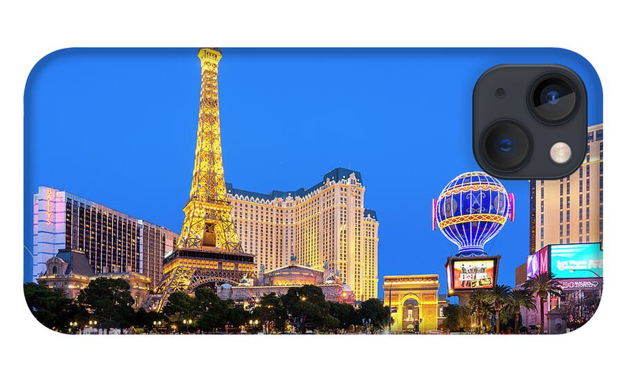 Las Vegas Replica Eiffel Tower iPhone 13 Case featuring the photograph Usa, Nevada, Las Vegas, Paris Las Vegas #2 by Sylvain Sonnet