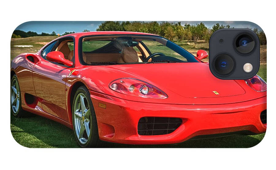 2001 Ferrari iPhone 13 Case featuring the photograph 2001 Ferrari 360 Modena by Sebastian Musial