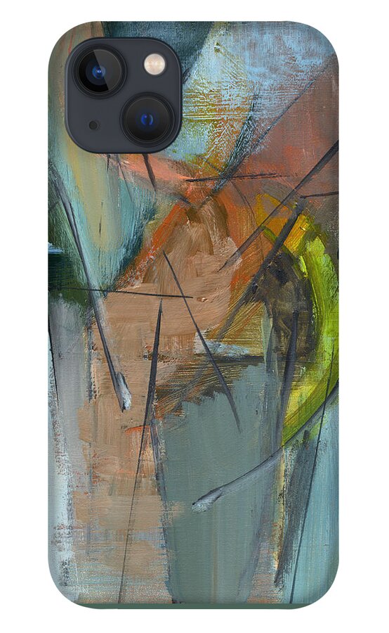 Abstract iPhone 13 Case featuring the painting Untitled #476 by Chris N Rohrbach