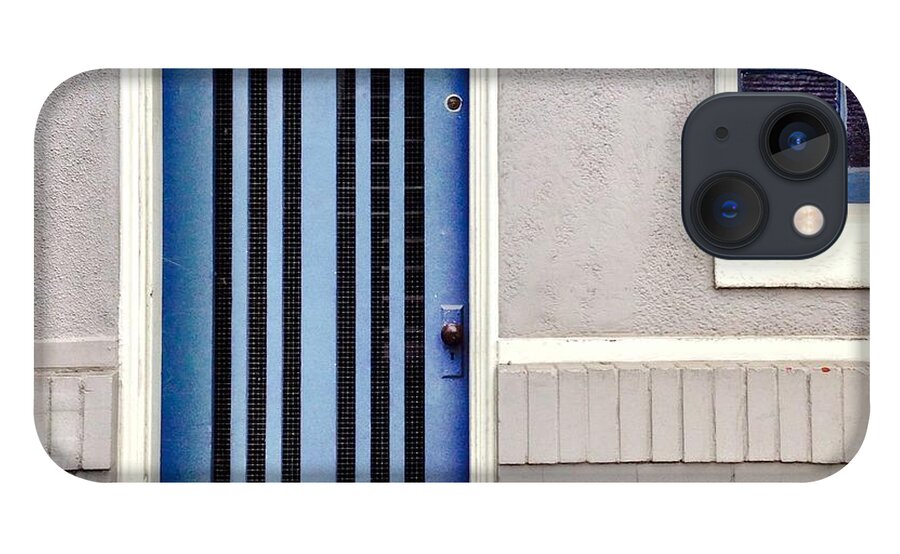 Blue Door iPhone 13 Case featuring the photograph Blue Door #3 by Julie Gebhardt