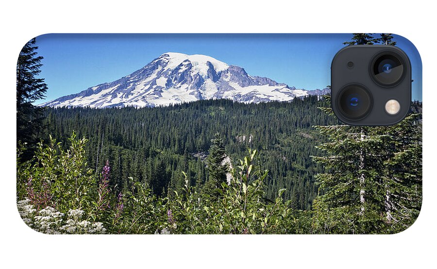 Cascades Mountains iPhone 13 Case featuring the photograph Mount Ranier #3 by Ronald Lutz