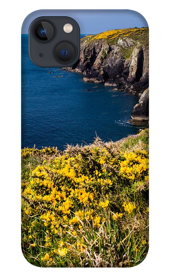 Birth Place iPhone 13 Case featuring the photograph St Non's Bay Pembrokeshire #3 by Mark Llewellyn