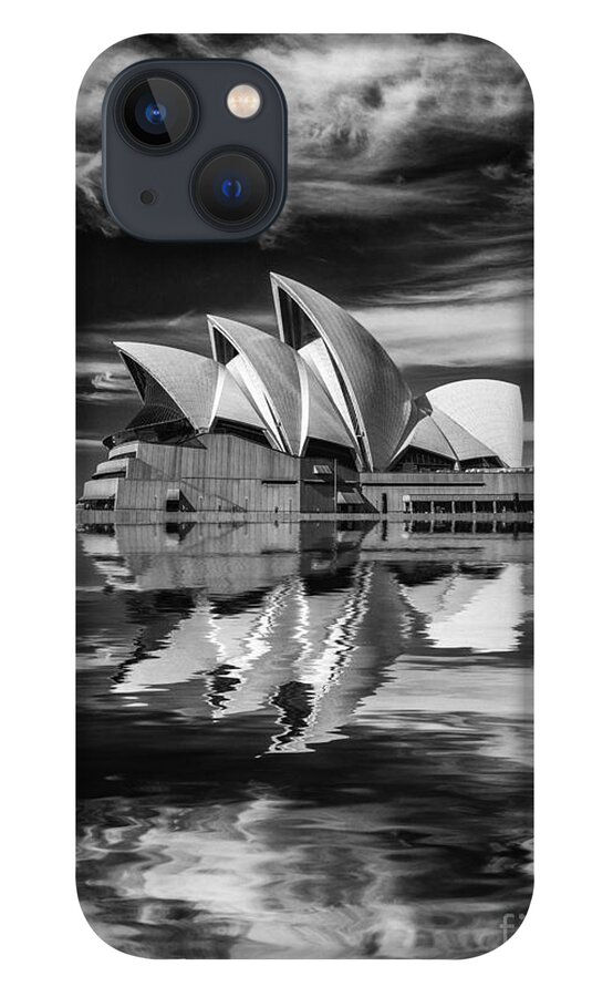 Sydney Opera House iPhone 13 Case featuring the photograph Sydney Opera House abstract by Sheila Smart Fine Art Photography
