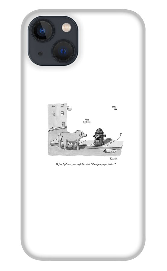 A Fire Hydrant iPhone 13 Case