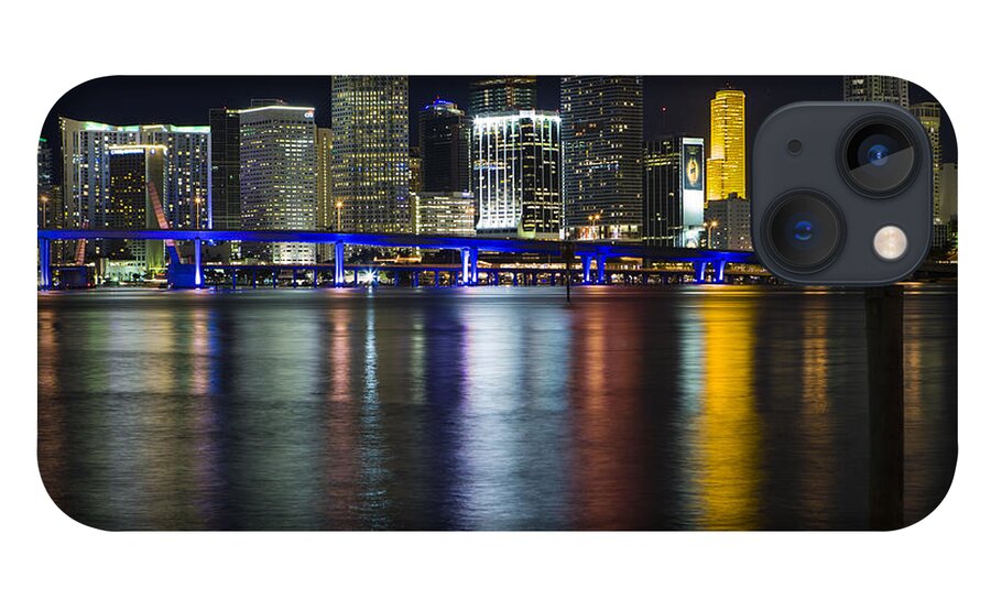 Architecture iPhone 13 Case featuring the photograph Miami Downtown Skyline by Raul Rodriguez