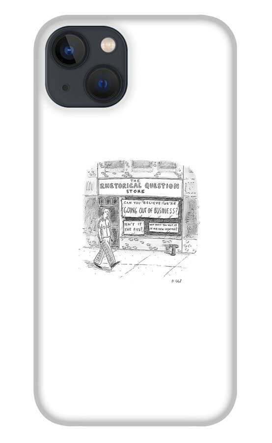 The Rhetorical Question Store iPhone 13 Case
