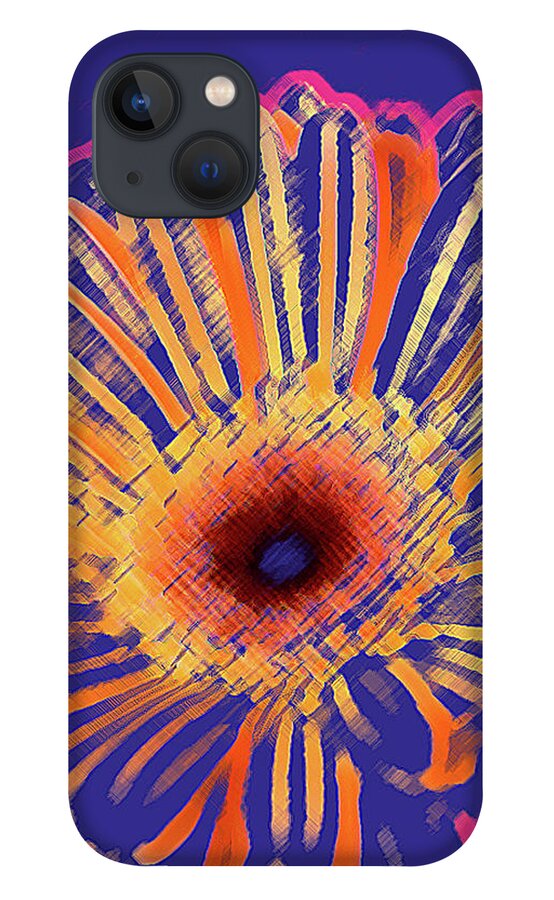 Petal iPhone 13 Case featuring the digital art Organic #41 by Michael Banks