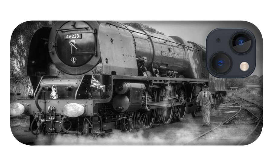 Steam iPhone 13 Case featuring the photograph 46233 Duchess Of Sutherland by David Birchall