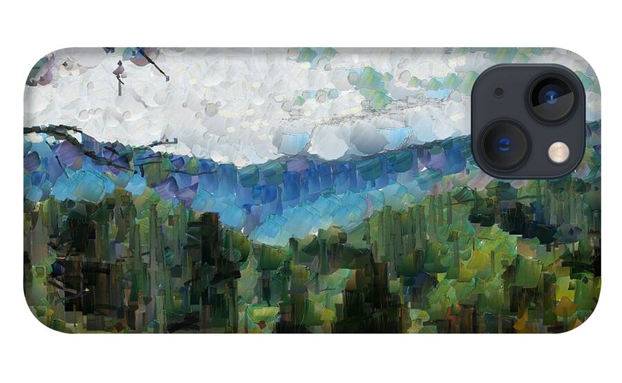 Araluen iPhone 13 Case featuring the digital art Araluen Valley Views #5 by Fran Woods