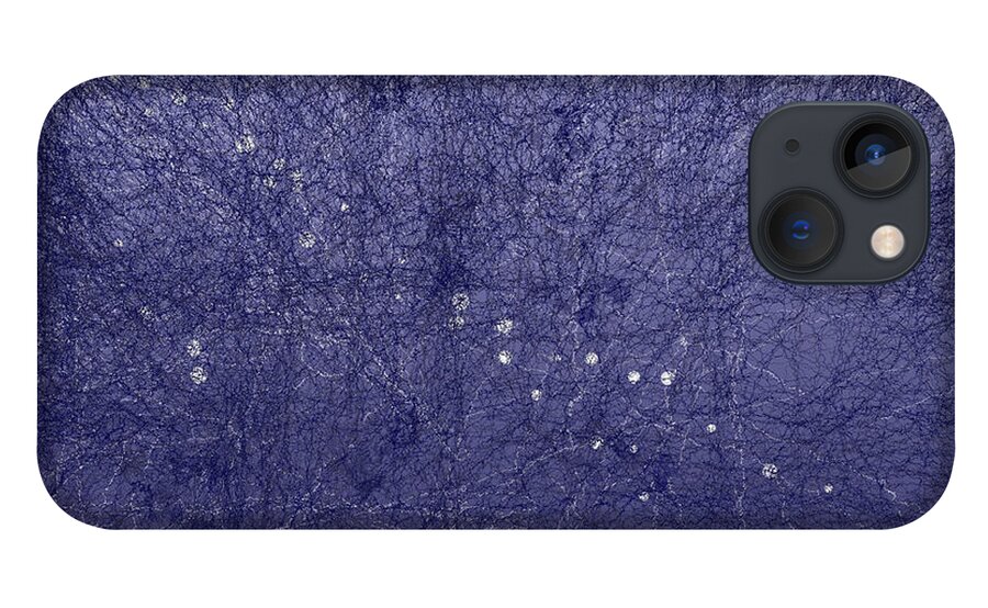 Abstract iPhone 13 Case featuring the digital art 5x7.l.1.8 by Gareth Lewis