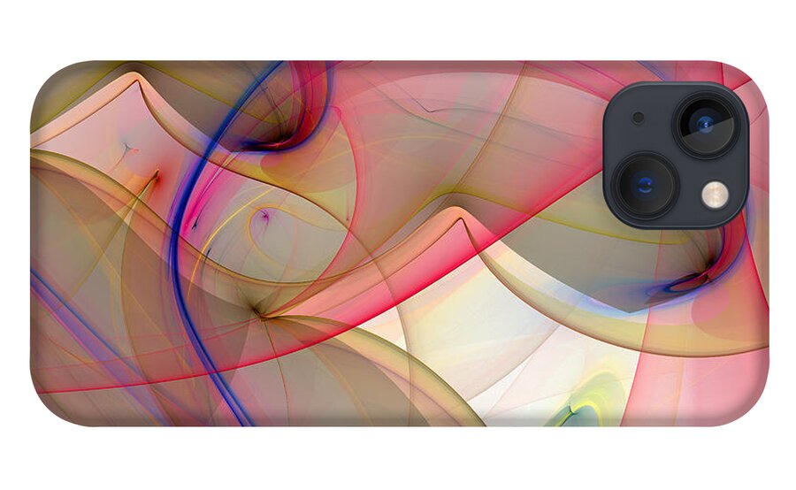 Abstract Art iPhone 13 Case featuring the digital art 991 by Lar Matre