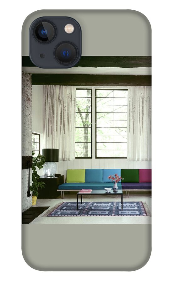 A Colourful Living Room iPhone 13 Case