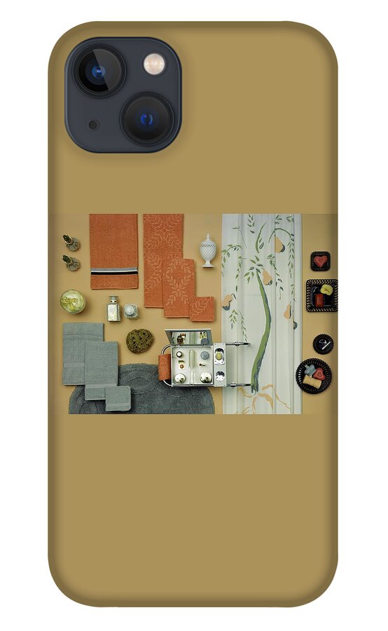 A Group Of Household Objects iPhone 13 Case