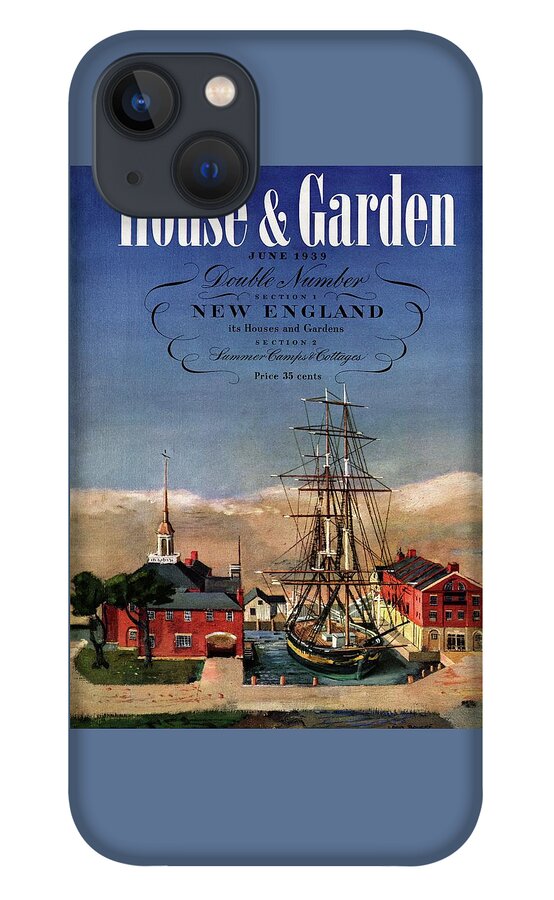 A House And Garden Cover Of A Model Ship iPhone 13 Case